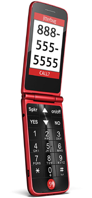 Jitterbug Flip Free Phones for seniors